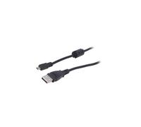 Câble AK-USB-20 USB 2.0 USB mâle A, UC-E6 nickelé 1,5 m noir AKYGA