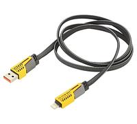 Câble AK-USB-57 USB 2.0 1m noir, gris 480Mbps textile 65W AKYGA