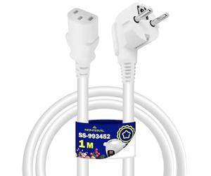 Cable Alimentation 1 m pour Multicuiseur avec Le Code Original SS-993452 pour Moulinex pour Tefal pour Krups - Garantie de 10 Ans - MONTERAL