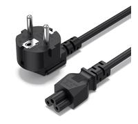 Cable Alimentation 3 Broches 1.5M, Cordon d'alimentation pour Ordinateur Portable pour HP Lenovo Dell LG ASUS Acer Sony Samsung Epson Imprimante Scanner TV C5 Câble Chargeur Trèfle/Mickey Mouse (1)
