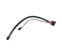 Câble Alimentation 6-Pin vers SATA HDD + ODD pour Dell Tower QCT1250,0YJW72 | COMPATIBILITÉ : Câble d'alimentation 2-en-1 (HDD + ODD) spécifique aux châssis Dell Tower (QBT1250/QCT1250/ECT1250).