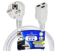 Cable Alimentation Four 1,2 mm Possède avec Le Code Original 468249 00644825 644825 00644825 644825 00468249 pour Siemens pour Bosch pour Neff - Garantie de 10 Ans - MONTERAL