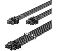 Câble Alimentation PCIe 5.0 - 1 Unité - Cuivre Étaminé - 12VHPWR vers 2x8 Broches - Pour RTX 4090 4080 - 70cm UMD MUSICAL