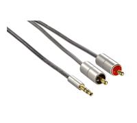 CABLE ALU JACK 2 RCA MM 2M