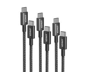 câble Anker 333 USB-C vers USB-C (1 m + 1,8 m + 3 m, nylon)