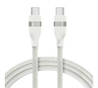 Câble Anker USB-C vers USB-C (240 W, upcy t tressé) 180 cm / Blanc