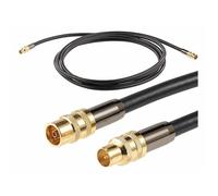 Câble antenne coaxial HDTV Premium 105 dB - 3 m - AUVISIO - Noir - France - Neuf - 2 ans