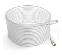 Câble Antenne TV Mâle Femelle Coxial 9.5mm PVC 10m Blanc