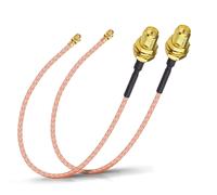 Câble Antenne Wifi U.Fl Ipx Ipex Vers Femelle Rp-Sma 15cm Câble Coaxial Pour Esp32-Cam Intel 7260ac 3160ac 8265ac Pcie Réseau Carte Routeur Wifi Contrôleur De Drones Uav Fpv,Paquet De 2-Marque Général