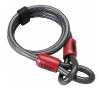 Câble antivol - à boucles - en acier gainé PVC - 8 mm x 2,5 m - Cobra ABUS