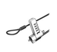 Câble antivol à code - T'NB - 3-en-1 - 1 80 m - Compatible T-Bar/Nano/Wedge - Câble acier tressé PVC