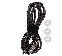 Câble antivol à combinaison pour ordinateur, verrou de sécurité antivol universel réinitialisable avec mot de passe à 4 chiffres, fil d'acier en alliage de zinc pour ordinateur