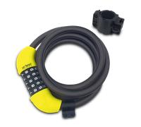 URBAN UR454M Cable Antivol avec Code Combinaison ø12mm pour Vélo, Chaîne Acier Tressé 120cm, Serrure de Sécurité Antivol Casque de Moto, Roues, Accessoires, Cadenas Scooter Universel Vélo Électrique