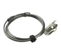 Câble antivol BURG-WÄCHTER Snap + Lock 720 200 - Corps solide et serrure à combinaison variable - Diamètre 9 mm