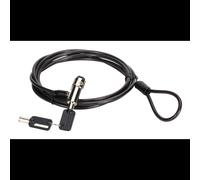Câble antivol Conceptronic CUSTODIO02BNM pour ordinateur portable 1,8m diamètre 4,5mm serrure 2 clés noir