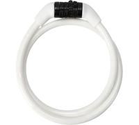 Crazy Safety Cadenas de vélo pour enfants | Chaîne de vélo résistante aux intempéries | Cadenas à combinaison facile à utiliser | Câble antivol de vélo pour enfants | Accessoires de vélo (Blanc)
