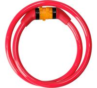 Câble antivol Crazy Safety Rouge 8 mm x 65 cm