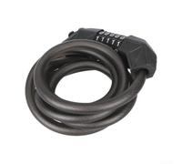 Câble antivol de 1,8 m avec combinaison à 5 chiffres pour sécuriser les vélos aux panneaux de signalisation routière, poteaux lumineux et bancs (1,8 m)