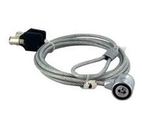VisorTech Câble antivol en acier pour ordinateurs portables 1,80 m
