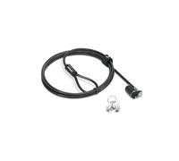 Câble Antivol Lenovo 4XE1F30276 Noir 1.5m pour Ordinateur Portable, Type de Serrure à Clé, Emplacement Kensington, 2 Clés Incluses, Installation Facile