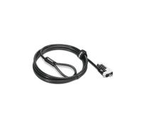 Câble antivol Lenovo 4XE1F30278 Noir 1.8m, verrouillage à combinaison, type Kensington, câble 5mm, poids 200g, dimensions packaging 250x170x30mm