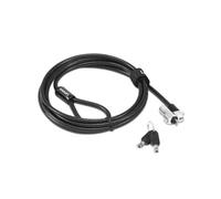 Câble Antivol Lenovo 4XE1L51710 Noir 1.8m, verrouillage par Clé Kensington/NanoSaver, Diamètre 5mm, poids 180g, compatible Ordinateur Portable