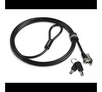Câble Antivol Lenovo 4XE1L68273 Noir 1.8m Kensington avec Serrure ble Acier 5mm, Tête 1cm, 2 Clés fournies, Anti-Vol, Barre T