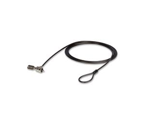 Câble Antivol Lindy 21150 Noir 2m pour Ordinateur Portable, Serrure à Clé (2 clés), Matériaux Plastique/PVC/Acier, Conformité REACH/RoHS/California Proposition 65