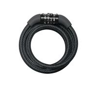 Antivol GENERIQUE Master lock antivol à combinaison avec câble auto-enroulant noir 1200 x 8 mm