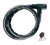 MASTER LOCK Cable Antivol Moto [1,2 m Câble] [Clé] [Extérieur] 8115EURDPS - Idéal pour Moto, Scooter et Vélo