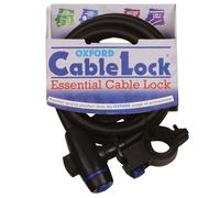 Cable antivol OXFORD Cablelock - 1,5m x 25mm fumé