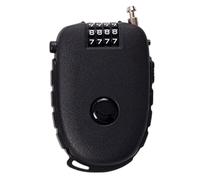 Câble antivol pour bagages, combinaison rétractable à 4 chiffres, verrou métallique portable, sécurisé pour appareil photo, kayak, valise, casque, sac à dos, voyage, école, casier, salle de sport, 9,5