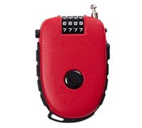 Câble antivol pour bagages, combinaison rétractable à 4 chiffres, verrou métallique portable, sécurisé pour appareil photo, kayak, valise, casque, sac à dos, voyage, école, casier, salle de sport, 9,5