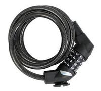 Câble antivol pour vélo, longueur : 1.200 mm, noir
