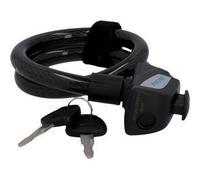 Câble antivol pour vélo, longueur : 600 mm, noir