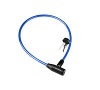 Câble Antivol pour Vélo Serrure à Clé Sécurité Optimal Bleu