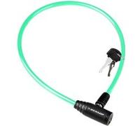 Câble Antivol pour Vélo Serrure à Clé Sécurité Optimal Dunlop Vert / Noir Noir G