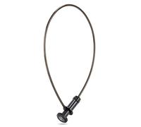 Câble Antivol Pour Vélo - Système De Verrouillage De Sécurité En Acier, Chaîne Antivol Pour Casque De 120 Cm, Accessoire Portable Et Pour Vélo, Scooter, Moto, Accessoire D'équitation Pour La P