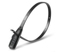 Câble antivol renforcé réglable avec noyau en acier inoxydable pour vélo de route, VTT, casque de vélo électrique, skateboard et utilisation légère EV (type S)