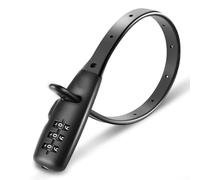 Câble antivol renforcé réglable avec noyau en acier inoxydable pour vélo de route, VTT, casque de vélo électrique, skateboard et utilisation légère EV (type B S)