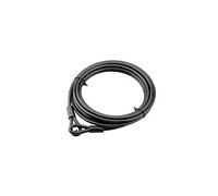 Câble Antivol Twisty En Acier Avec Gaine En PVC Pour Vélo Et Abris De Jardin - Longueur 6.00m - Diamètre 8mm - Sécurité Niveau 6 - Couleur Noir - THIRARD