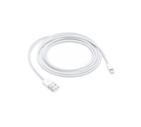 Câble Apple Lightning vers USB-A 2.0, 2 mètres, Blanc (MD819ZM/A) - Compatible iPhone 5/iPad 4/iPod nano 7 - Code SH 85177900