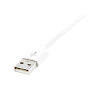 Câble Apple Lightning vers USB pour iPhone, iPod, iPad 2 m Blanc - Câble iPhone 5 - Chargeur Synchronisation Lightning - 2m - Câble Lightning -