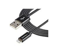 Câble Apple Lightning vers USB pour iPhone, iPod, iPad 2 m Noir - Câble iPhone 5 - Chargeur Synchronisation Lightning - 2m - Câble Lightning -