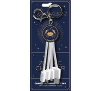 Câble Astrologie USB A+C / microUSB & USB C & Lightning 2A 15cm Format Porte-clés Cancer Yello Koko