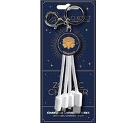 Câble Astrologie USB A+C / microUSB & USB C & Lightning 2A 15cm Format Porte-clés Gémeaux Yello Koko