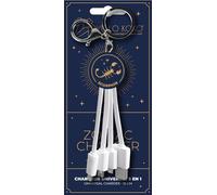 Câble Astrologie USB A+C / microUSB & USB C & Lightning 2A 15cm Format Porte-clés Scorpion Yello Koko