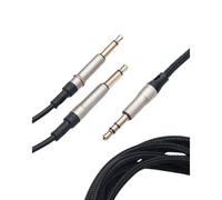 Câble asymétrique Meze audio 99 Classics mono 3,5 mm à 3,5 mm 3 m Noir et Argent