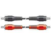 Vonyx Câble Audio 2RCA - 1,2m Noir