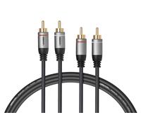 Câble audio 2x RCA celexon PRO 1 m